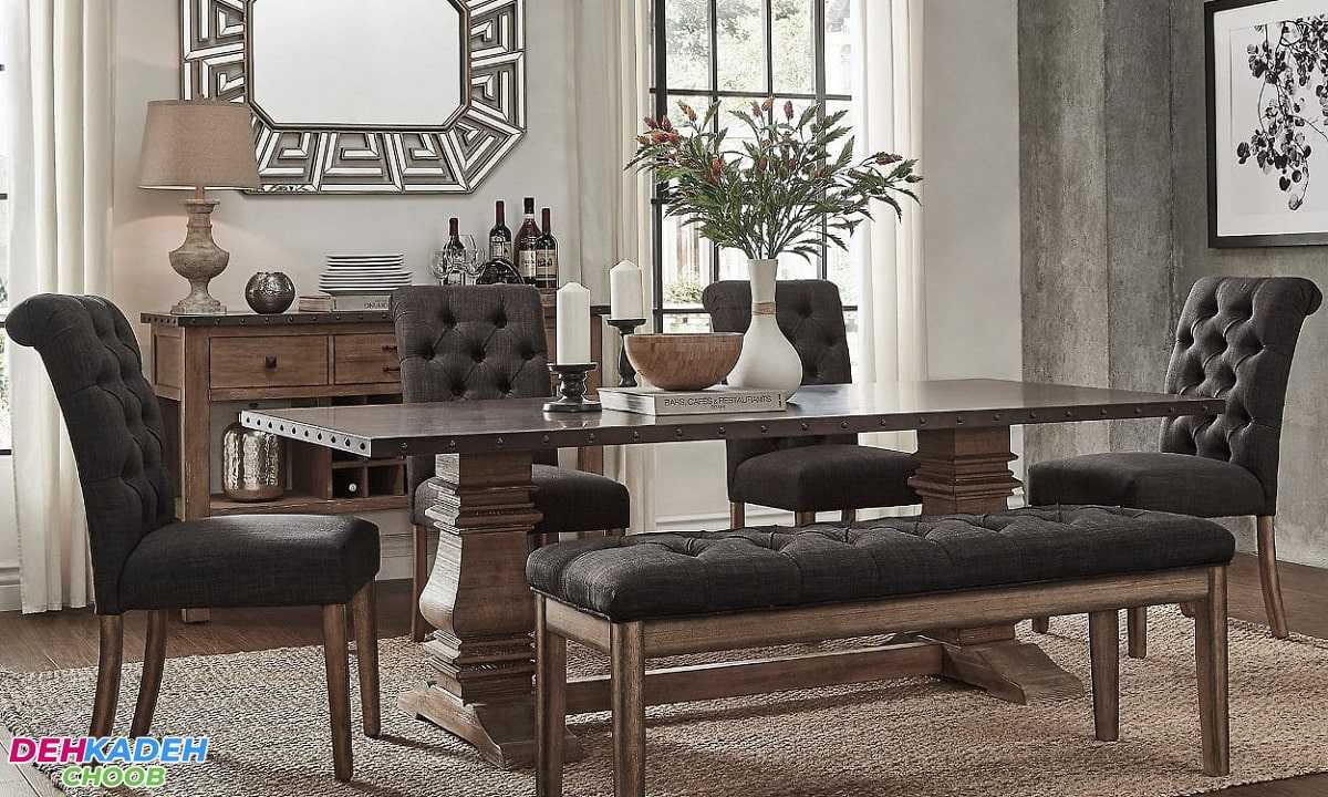 Choose a stylish dining table min - میز ناهار خوری به سبک صنعتی