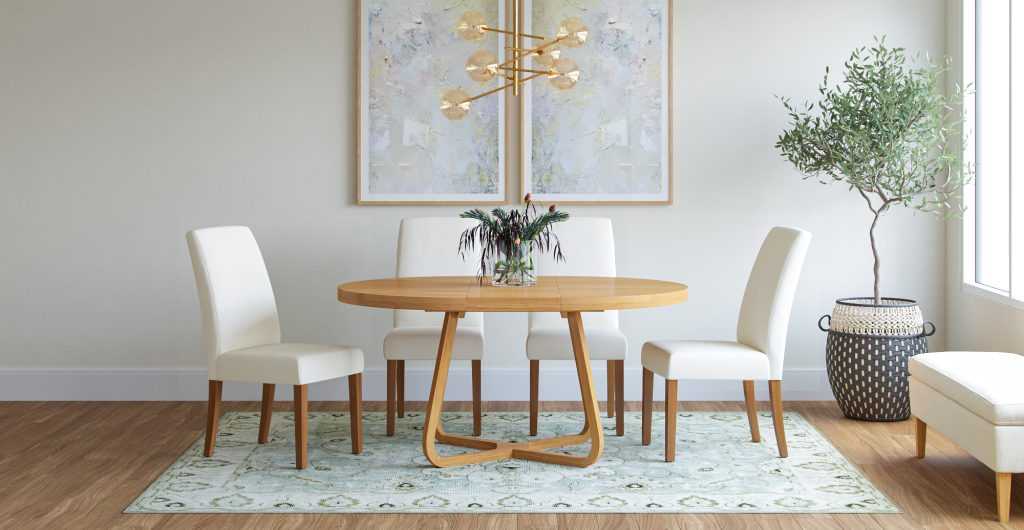 romulus ext dining table Lifestyle 1 extended 1024x530 - فرش مناسب برای میز ناهارخوری