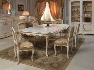 royal dining table02 300x225 - میز ناهار خوری سنتی و زیباترین مدل های آن