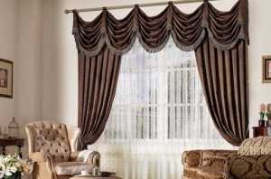 Choosing classic and royal curtains in home interior decoration 300x198 - پرده آشپزخانه - جدیدترین مدل های 2022