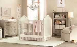 Gray pink baby girls room 300x185 - دکوراسیون اتاق نوزاد